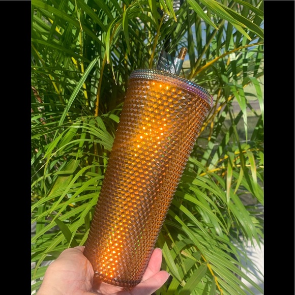 Starbucks New Gold Studded Limited Edition 50 Year Anniversary Tumbler Cup Venti - Picture 6 of 14